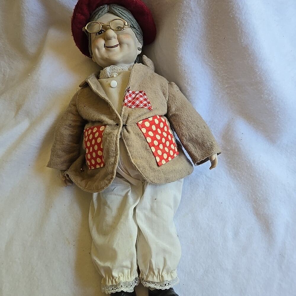 Dynasty Doll Collection Porcelain Old Grandma "Emma"